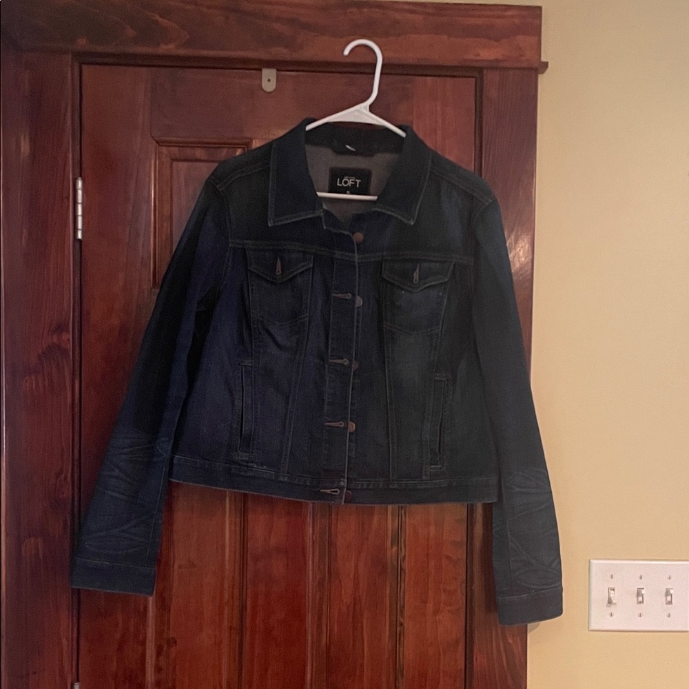 LOFT Women's Indigo Jean Jacket. Excellent condition.  Lightly worn